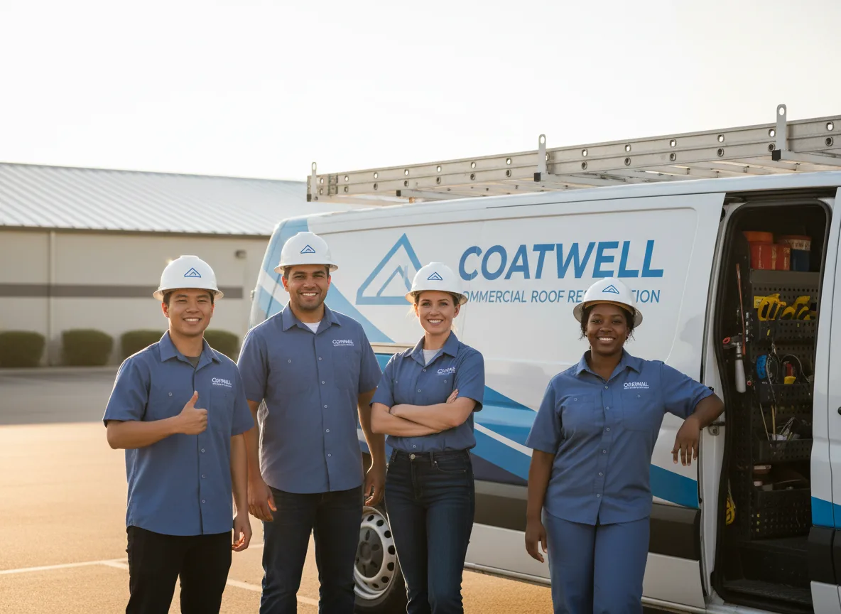 Commercial roof coating company in Aredale, IA